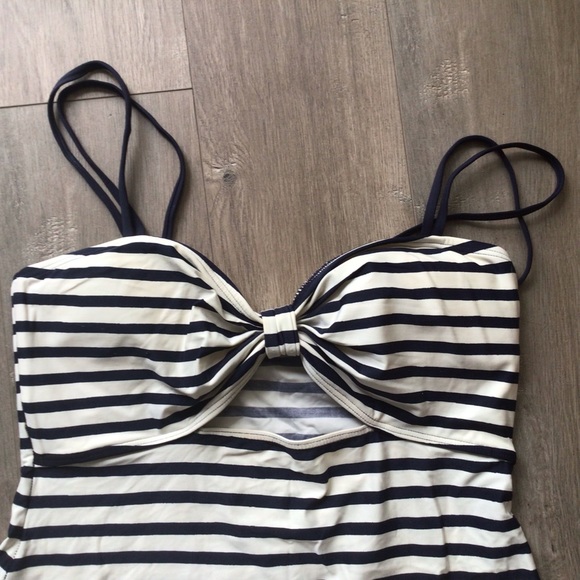 Kate Spade Striped Tankini Top Size L - Picture 4 of 4